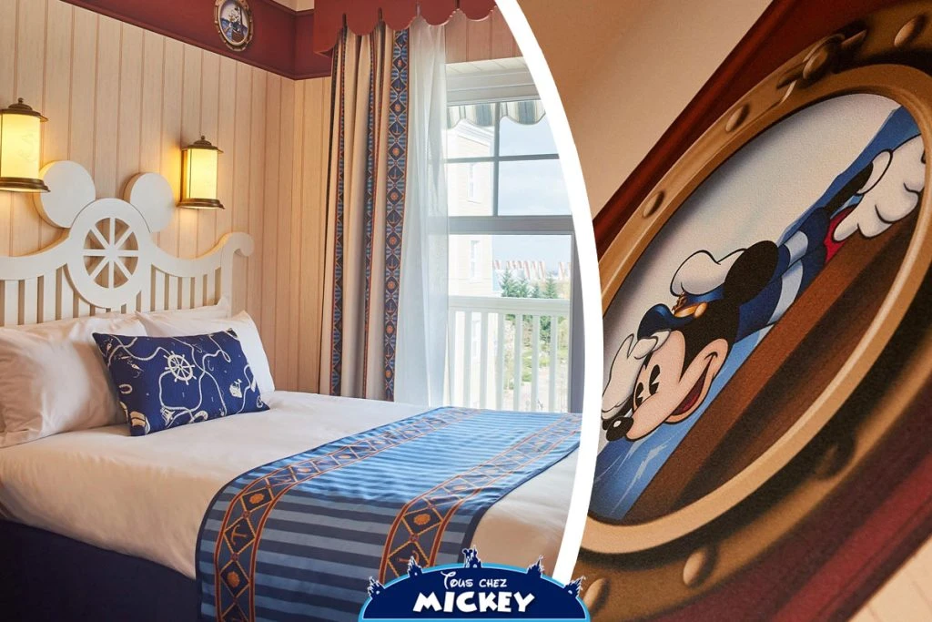 Preview of the superior's room at the Disney Newport Bay Club