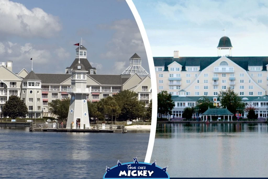 Comparison between Disney Newport Bay Club and the Disney's Yacht Club Resort Hotel